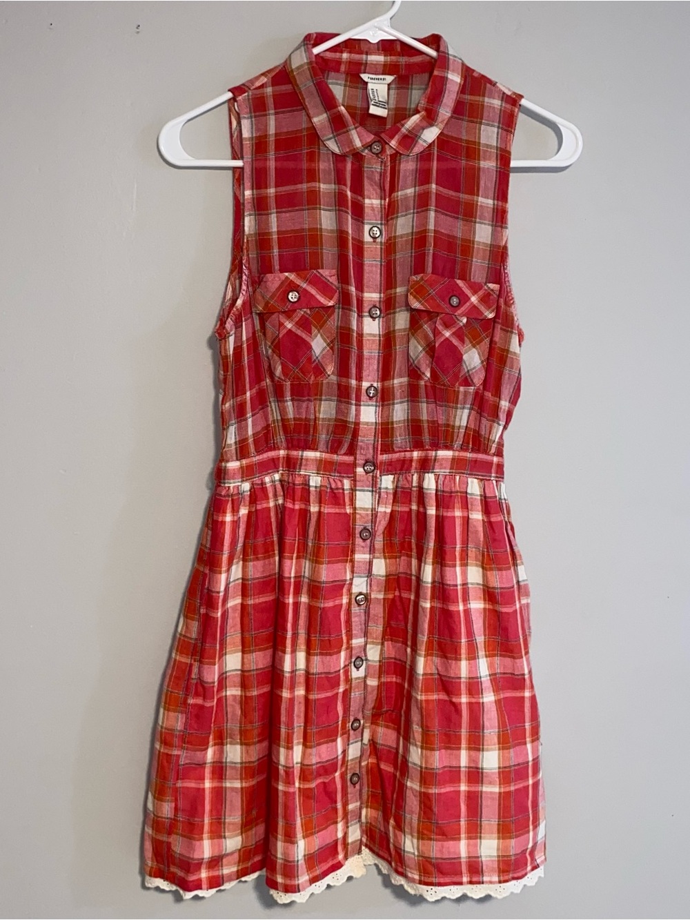 Summer Picnic Dress S Cottagecore Eyelet Lace Shirt Dress Soft Grunge Indie Chic